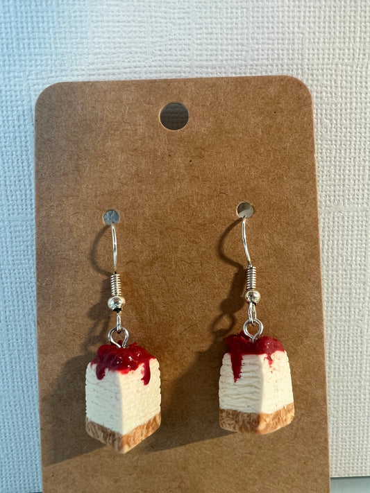 🍒 Cherry Cheesecake Earrings